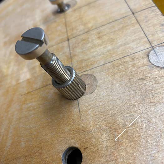 Die Originalität ist unter anderem an den Werkzeug Marken zu erkennen.