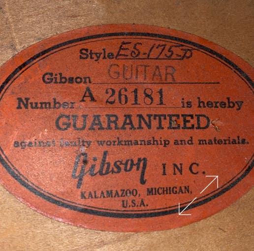 Orange Label von 1957