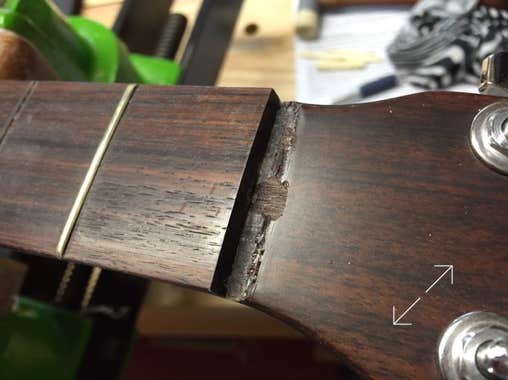 Der Sattel muss entfernt werden