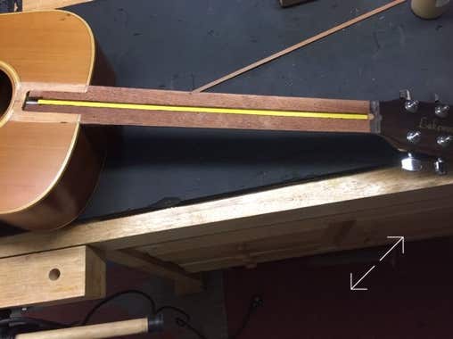 Neuer Spannstab eingesetzt