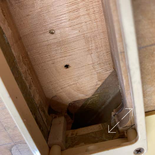 Die Originalität ist unter anderem an den Werkzeug Marken zu erkennen.