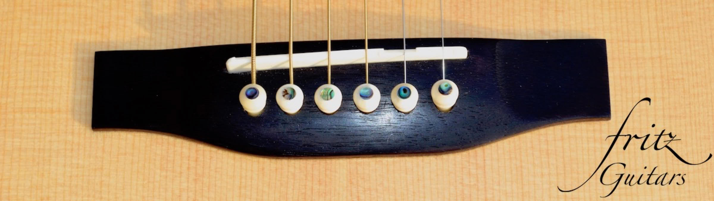 fritz Guitars - Ebony Bridge