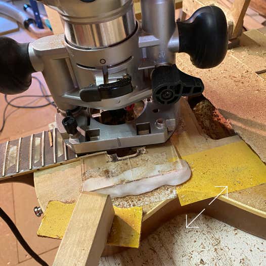 Die Originalität ist unter anderem an den Werkzeug Marken zu 